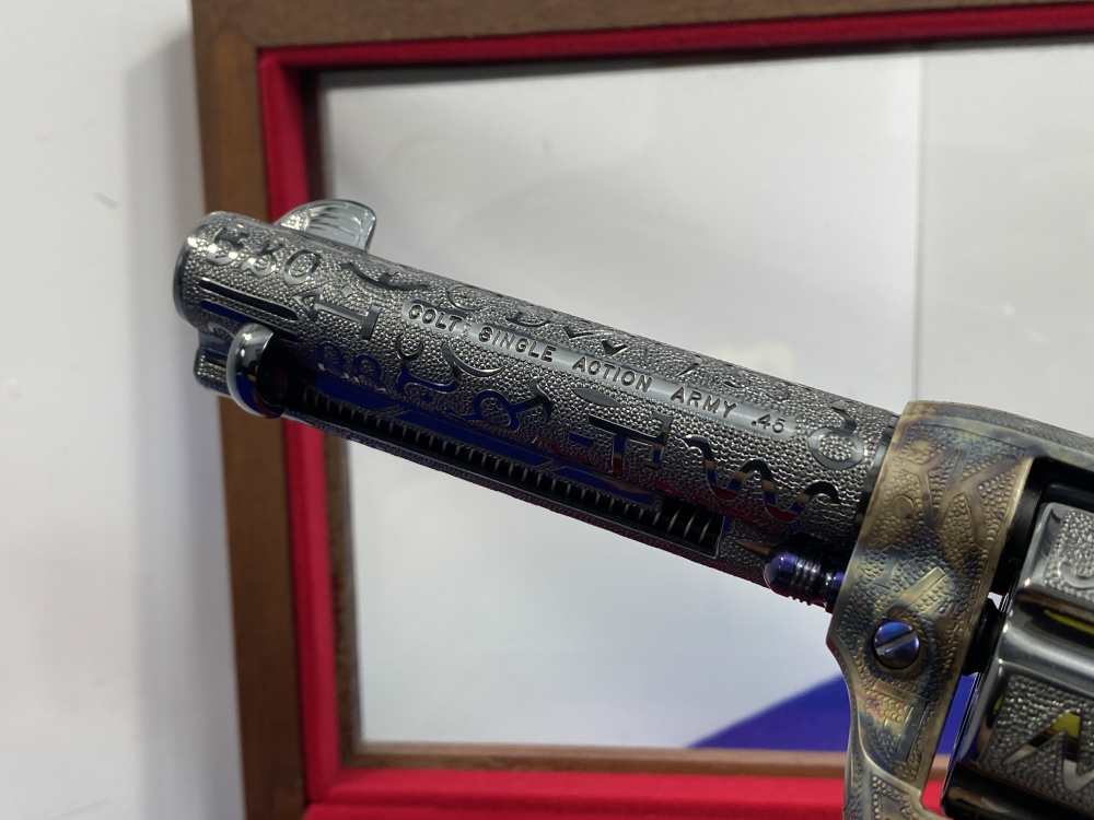 Colt Single Action Army - CATTLE BRAND MASTER HAND ENGRAVED - Second Gen-img-58