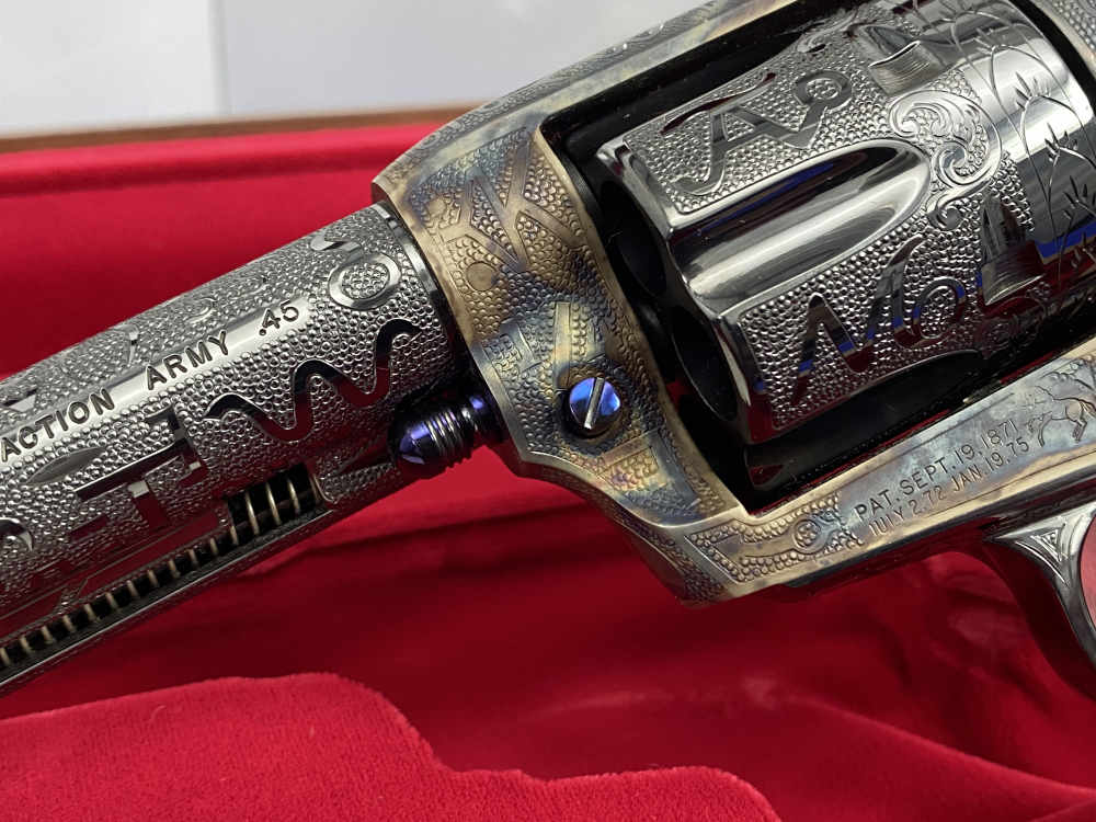Colt Single Action Army - CATTLE BRAND MASTER HAND ENGRAVED - Second Gen-img-8