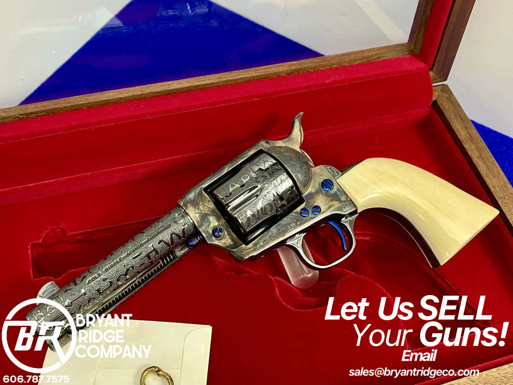 Colt Single Action Army - CATTLE BRAND MASTER HAND ENGRAVED - Second Gen-img-0