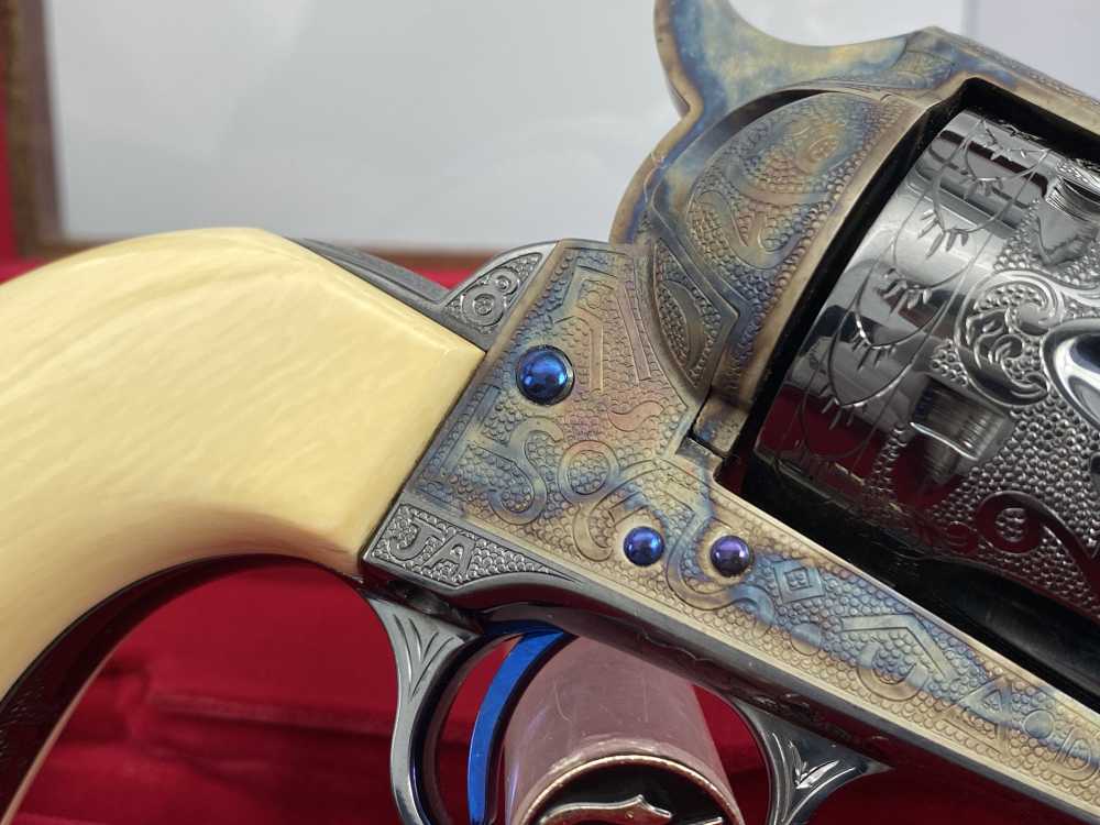 Colt Single Action Army - CATTLE BRAND MASTER HAND ENGRAVED - Second Gen-img-21