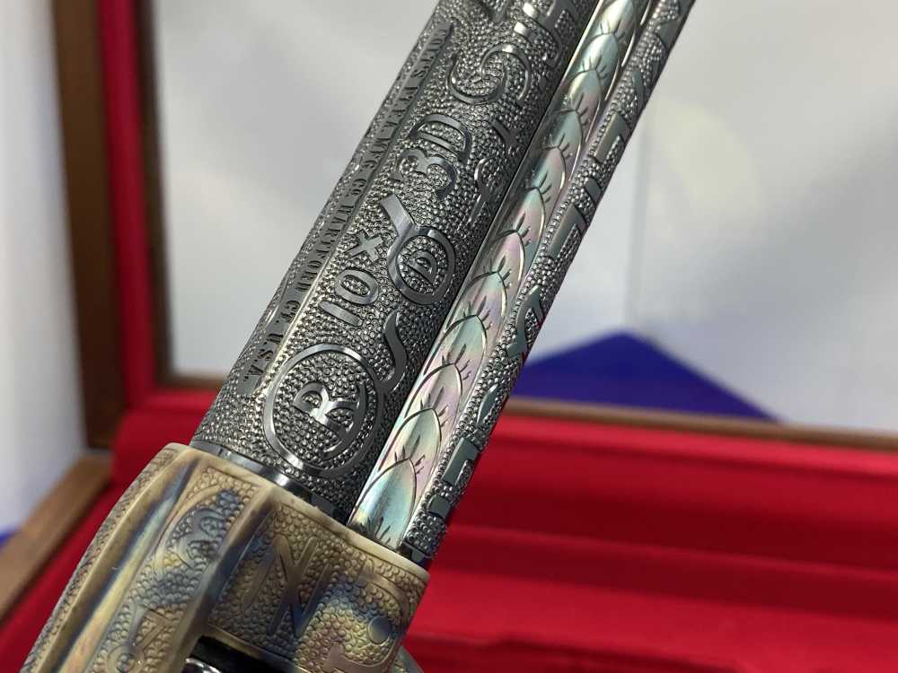 Colt Single Action Army - CATTLE BRAND MASTER HAND ENGRAVED - Second Gen-img-61