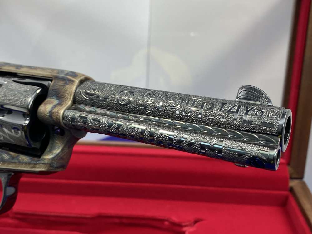Colt Single Action Army - CATTLE BRAND MASTER HAND ENGRAVED - Second Gen-img-60