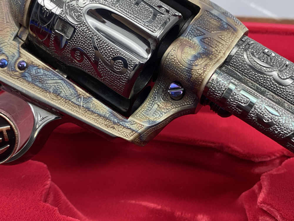 Colt Single Action Army - CATTLE BRAND MASTER HAND ENGRAVED - Second Gen-img-23