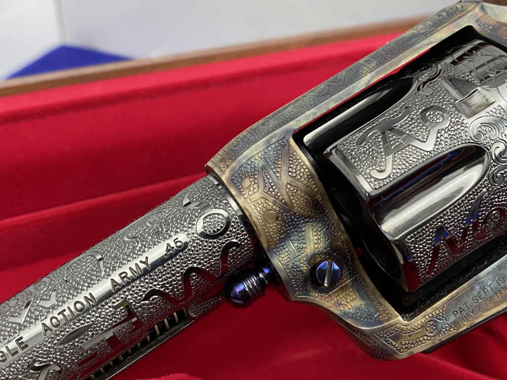 Colt Single Action Army - CATTLE BRAND MASTER HAND ENGRAVED - Second Gen-img-9