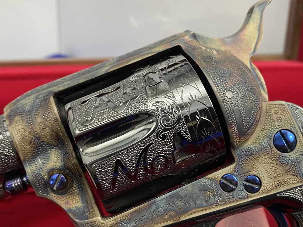 Colt Single Action Army - CATTLE BRAND MASTER HAND ENGRAVED - Second Gen-img-11