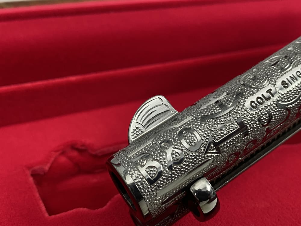Colt Single Action Army - CATTLE BRAND MASTER HAND ENGRAVED - Second Gen-img-17