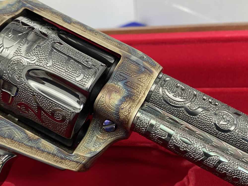 Colt Single Action Army - CATTLE BRAND MASTER HAND ENGRAVED - Second Gen-img-24