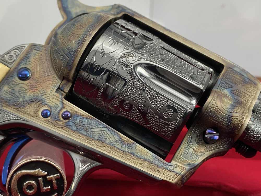 Colt Single Action Army - CATTLE BRAND MASTER HAND ENGRAVED - Second Gen-img-28