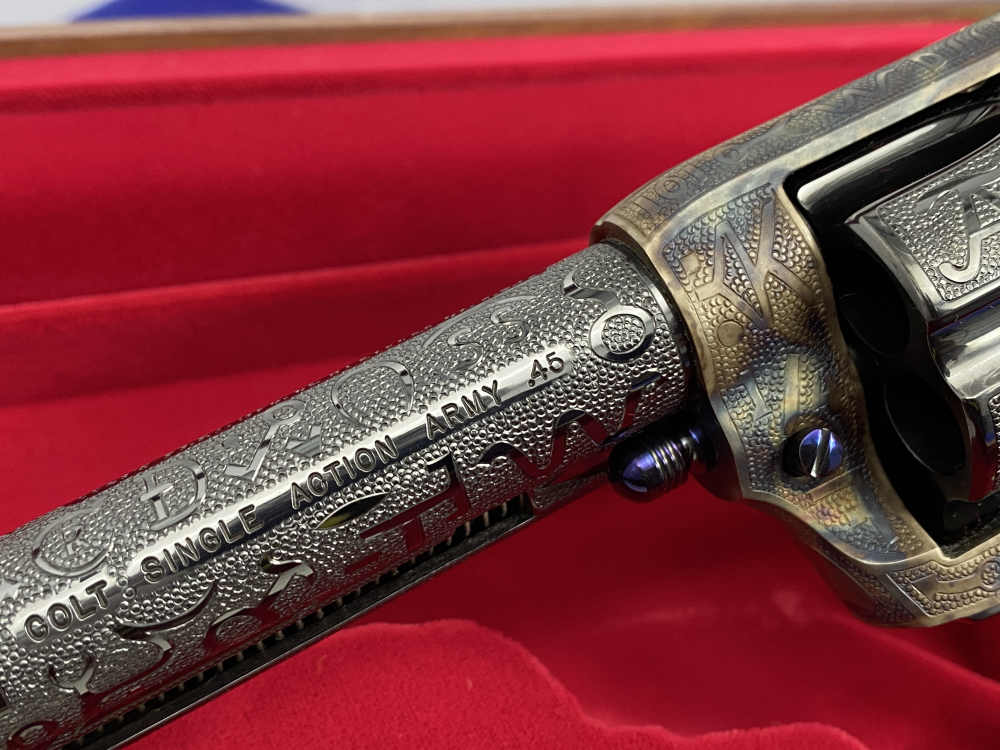 Colt Single Action Army - CATTLE BRAND MASTER HAND ENGRAVED - Second Gen-img-14