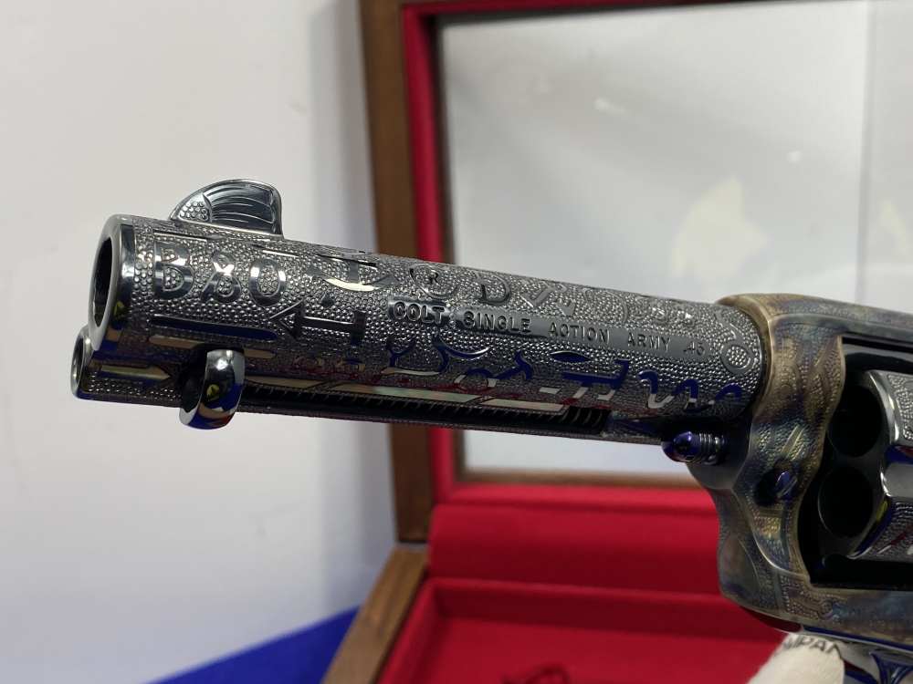 Colt Single Action Army - CATTLE BRAND MASTER HAND ENGRAVED - Second Gen-img-69