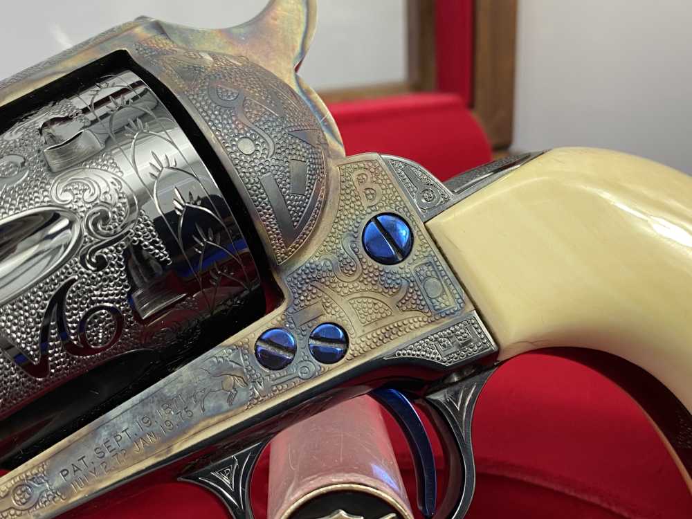 Colt Single Action Army - CATTLE BRAND MASTER HAND ENGRAVED - Second Gen-img-6