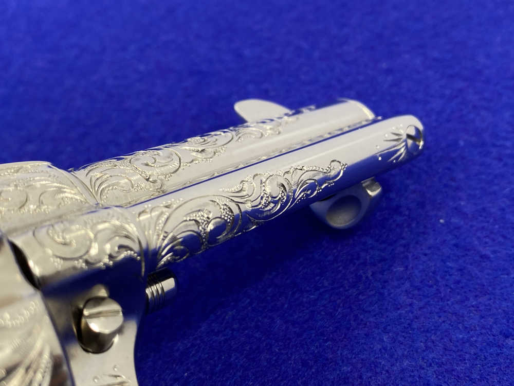 Colt Single Action Army .45 -JOHN ADAMS MASTER HAND ENGRAVED- 2nd Gen-img-36