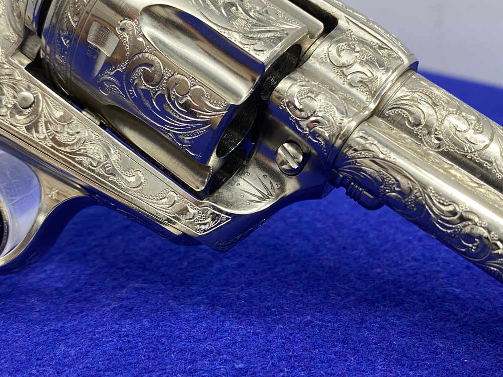 Colt Single Action Army .45 -JOHN ADAMS MASTER HAND ENGRAVED- 2nd Gen-img-24