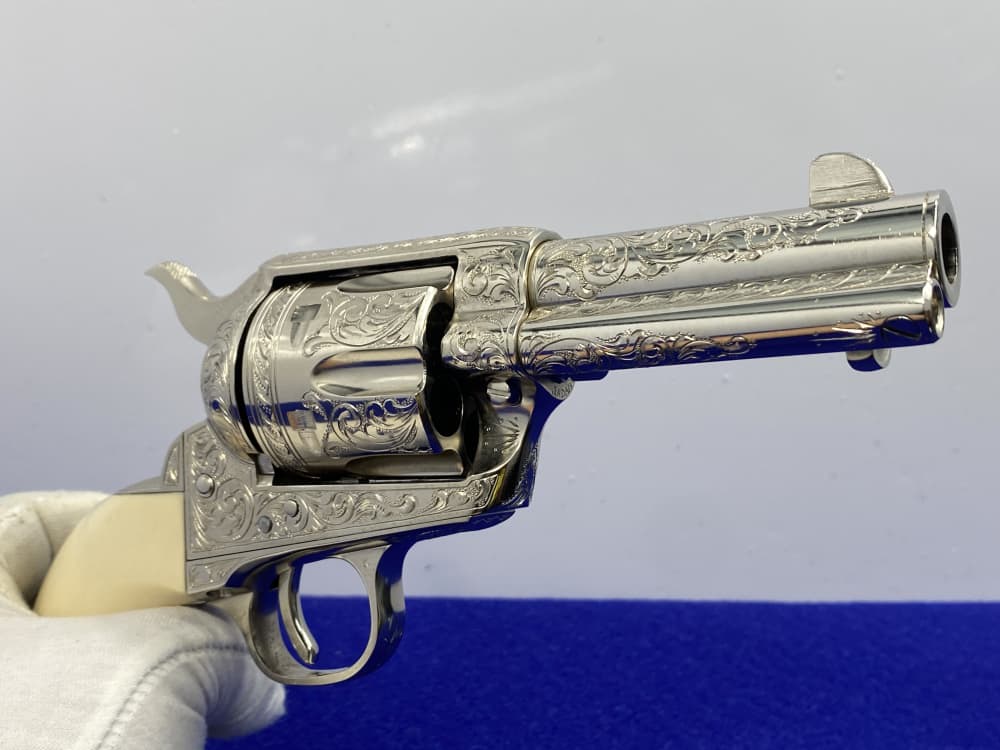 Colt Single Action Army .45 -JOHN ADAMS MASTER HAND ENGRAVED- 2nd Gen-img-64
