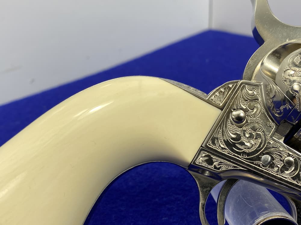 Colt Single Action Army .45 -JOHN ADAMS MASTER HAND ENGRAVED- 2nd Gen-img-21