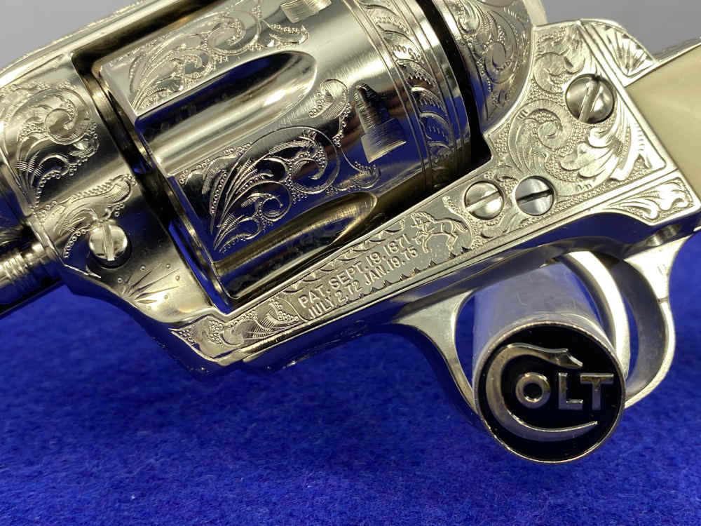 Colt Single Action Army .45 -JOHN ADAMS MASTER HAND ENGRAVED- 2nd Gen-img-7