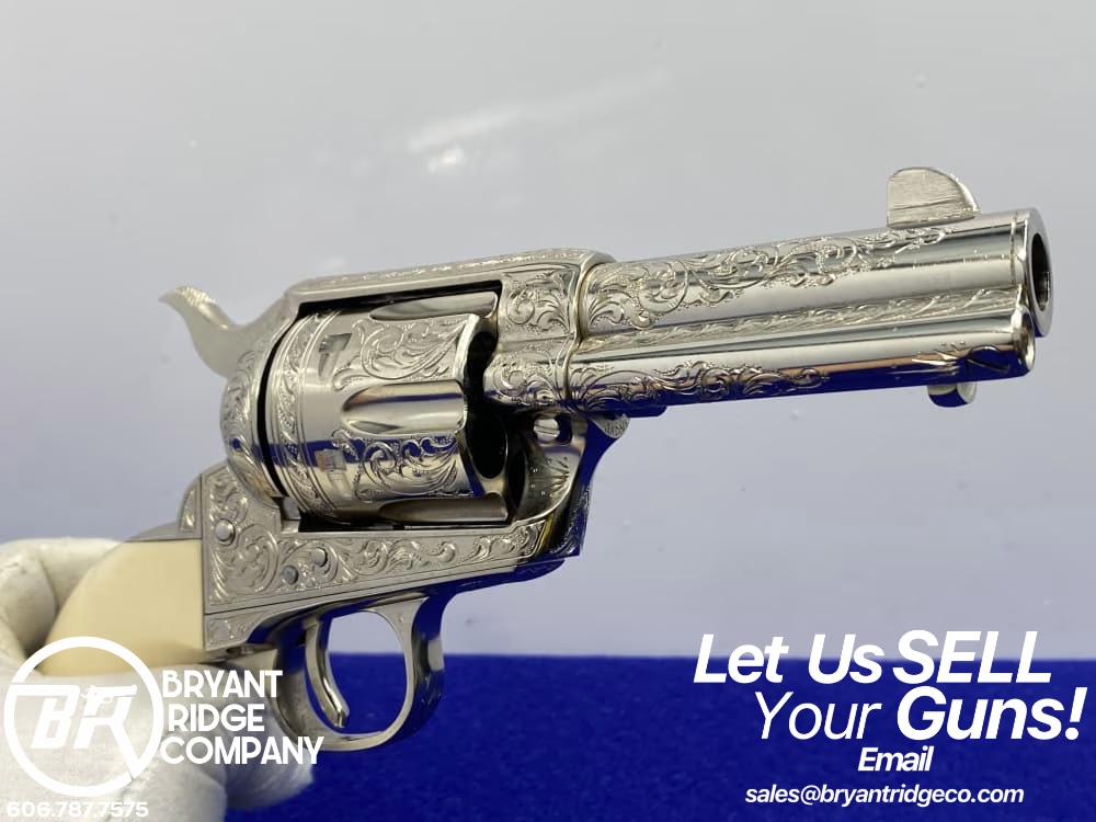 Colt Single Action Army .45 -JOHN ADAMS MASTER HAND ENGRAVED- 2nd Gen-img-0