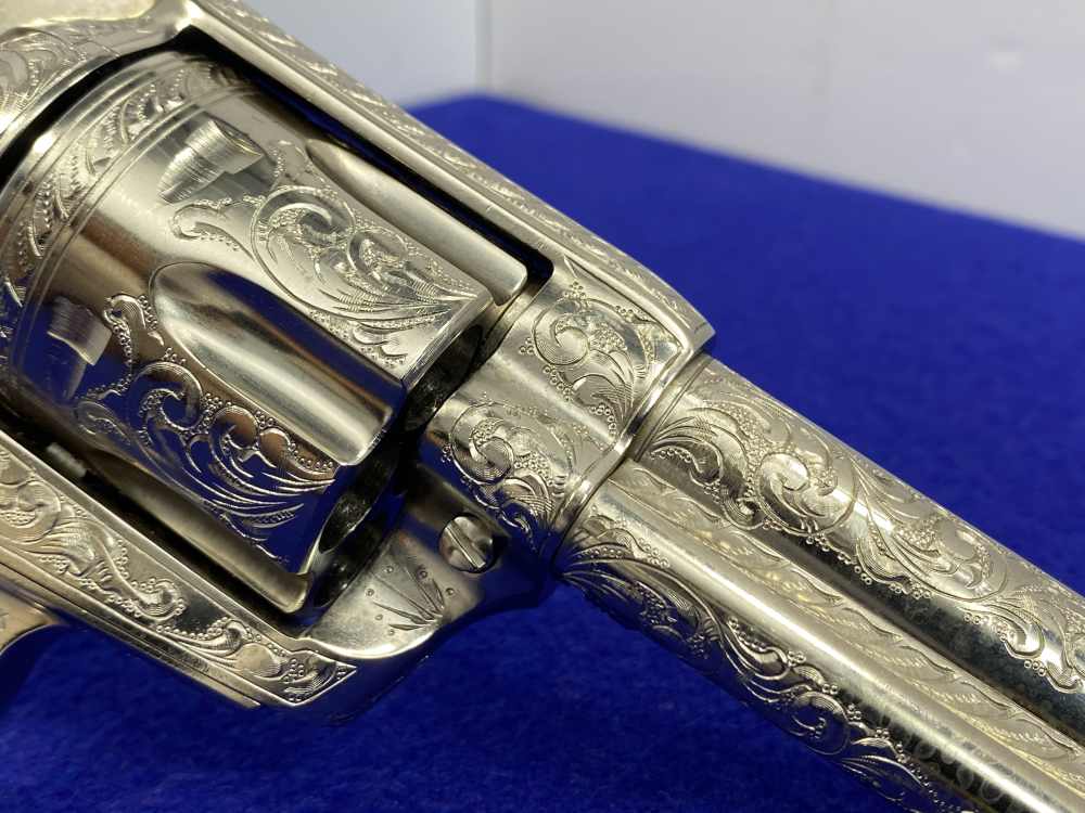 Colt Single Action Army .45 -JOHN ADAMS MASTER HAND ENGRAVED- 2nd Gen-img-25