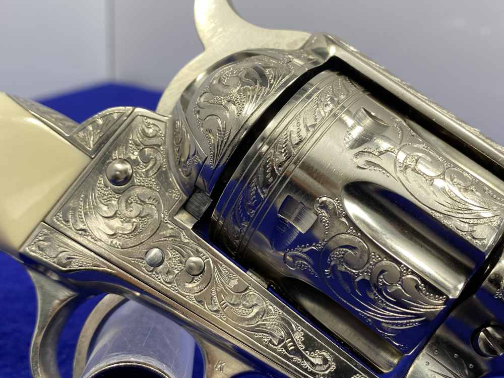 Colt Single Action Army .45 -JOHN ADAMS MASTER HAND ENGRAVED- 2nd Gen-img-29