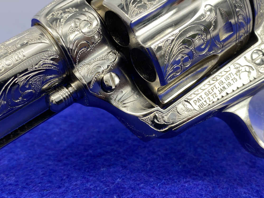 Colt Single Action Army .45 -JOHN ADAMS MASTER HAND ENGRAVED- 2nd Gen-img-9