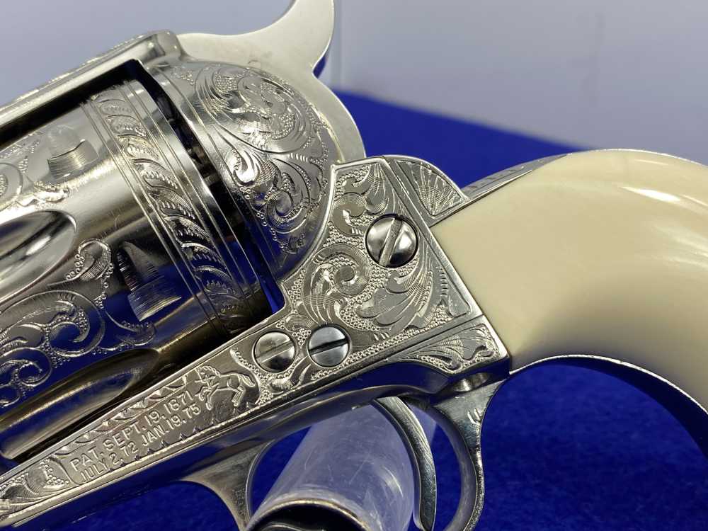 Colt Single Action Army .45 -JOHN ADAMS MASTER HAND ENGRAVED- 2nd Gen-img-6