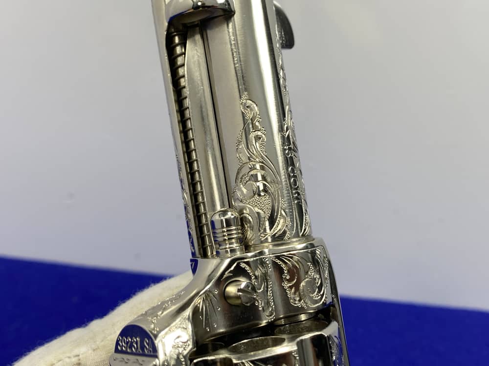 Colt Single Action Army .45 -JOHN ADAMS MASTER HAND ENGRAVED- 2nd Gen-img-52