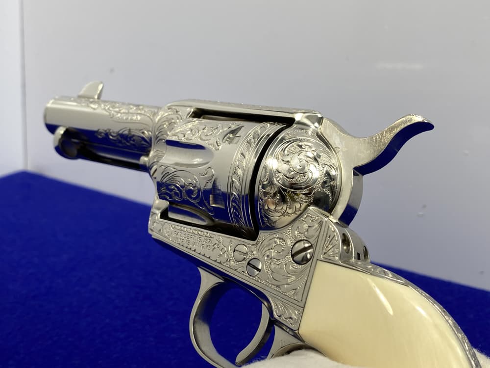 Colt Single Action Army .45 -JOHN ADAMS MASTER HAND ENGRAVED- 2nd Gen-img-59