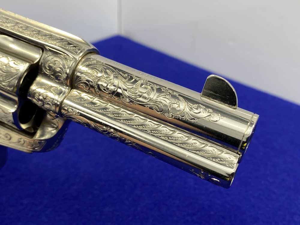 Colt Single Action Army .45 -JOHN ADAMS MASTER HAND ENGRAVED- 2nd Gen-img-58