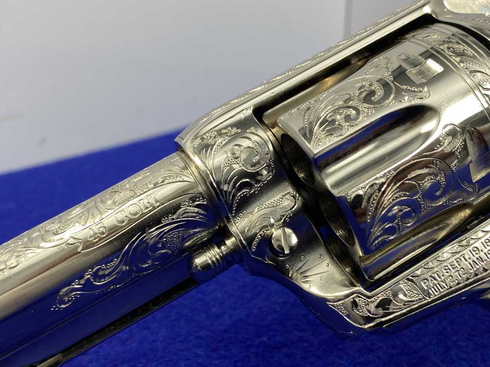 Colt Single Action Army .45 -JOHN ADAMS MASTER HAND ENGRAVED- 2nd Gen-img-10