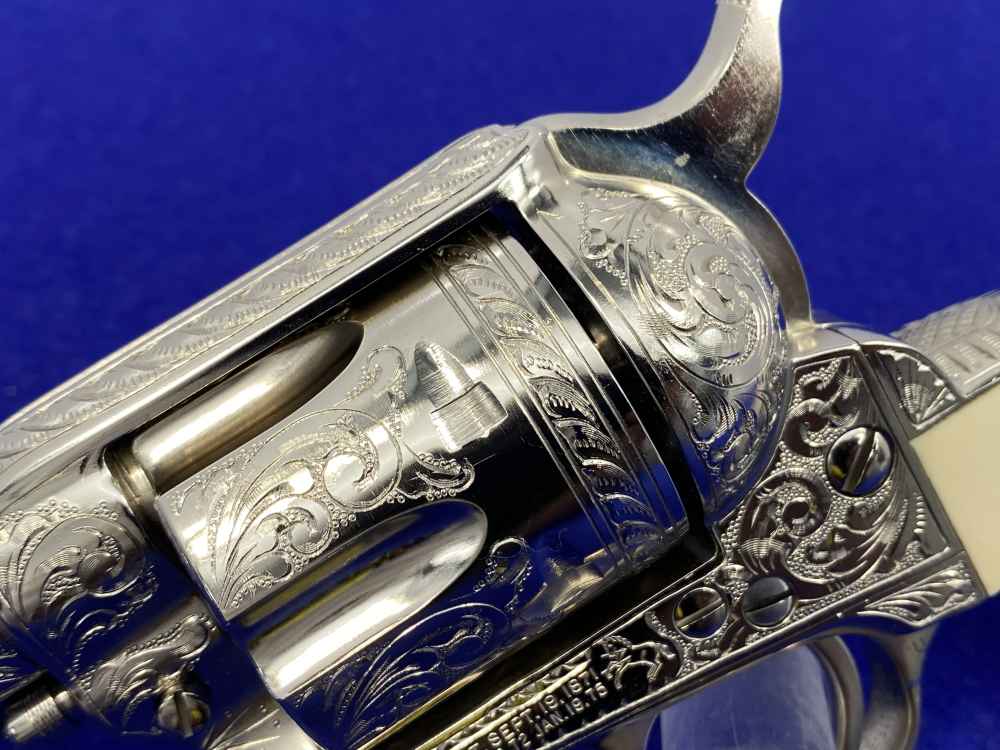 Colt Single Action Army .45 -JOHN ADAMS MASTER HAND ENGRAVED- 2nd Gen-img-12