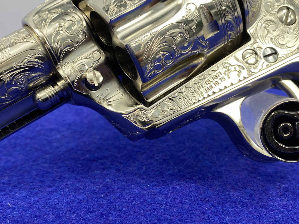 Colt Single Action Army .45 -JOHN ADAMS MASTER HAND ENGRAVED- 2nd Gen-img-8