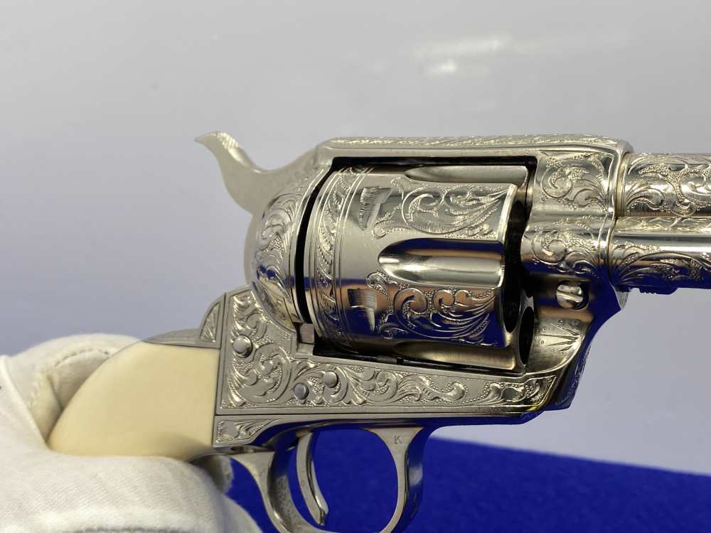 Colt Single Action Army .45 -JOHN ADAMS MASTER HAND ENGRAVED- 2nd Gen-img-56