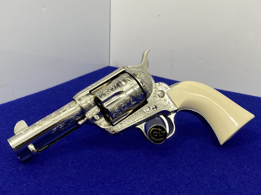 Colt Single Action Army .45 -JOHN ADAMS MASTER HAND ENGRAVED- 2nd Gen-img-3
