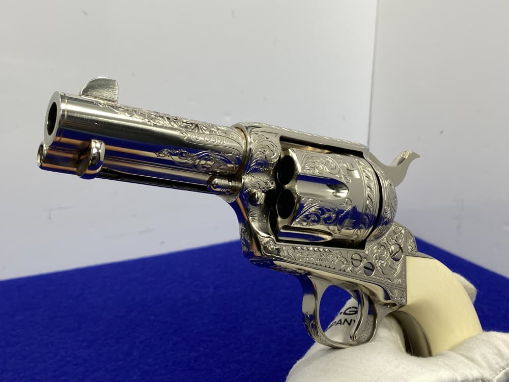 Colt Single Action Army .45 -JOHN ADAMS MASTER HAND ENGRAVED- 2nd Gen-img-63