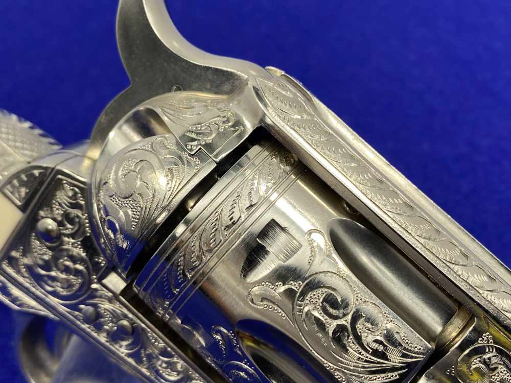 Colt Single Action Army .45 -JOHN ADAMS MASTER HAND ENGRAVED- 2nd Gen-img-28