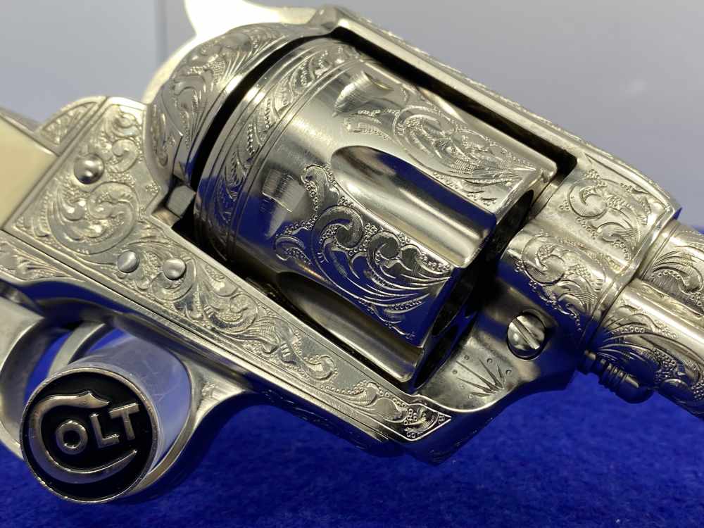 Colt Single Action Army .45 -JOHN ADAMS MASTER HAND ENGRAVED- 2nd Gen-img-30