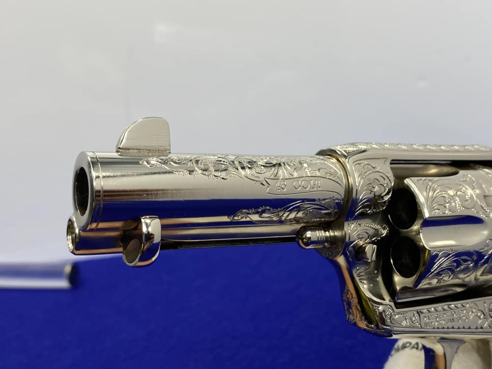 Colt Single Action Army .45 -JOHN ADAMS MASTER HAND ENGRAVED- 2nd Gen-img-61