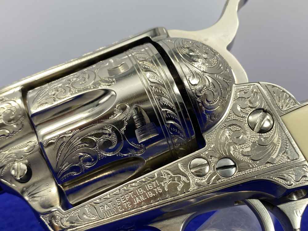 Colt Single Action Army .45 -JOHN ADAMS MASTER HAND ENGRAVED- 2nd Gen-img-13