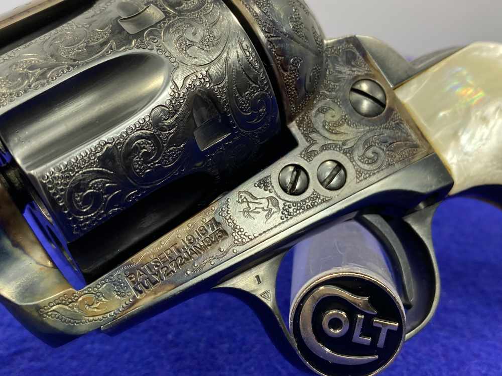 Colt Single Action Army .38Spl -FIRST GENERATION SCROLL ENGRAVED- 1st Gen-img-7