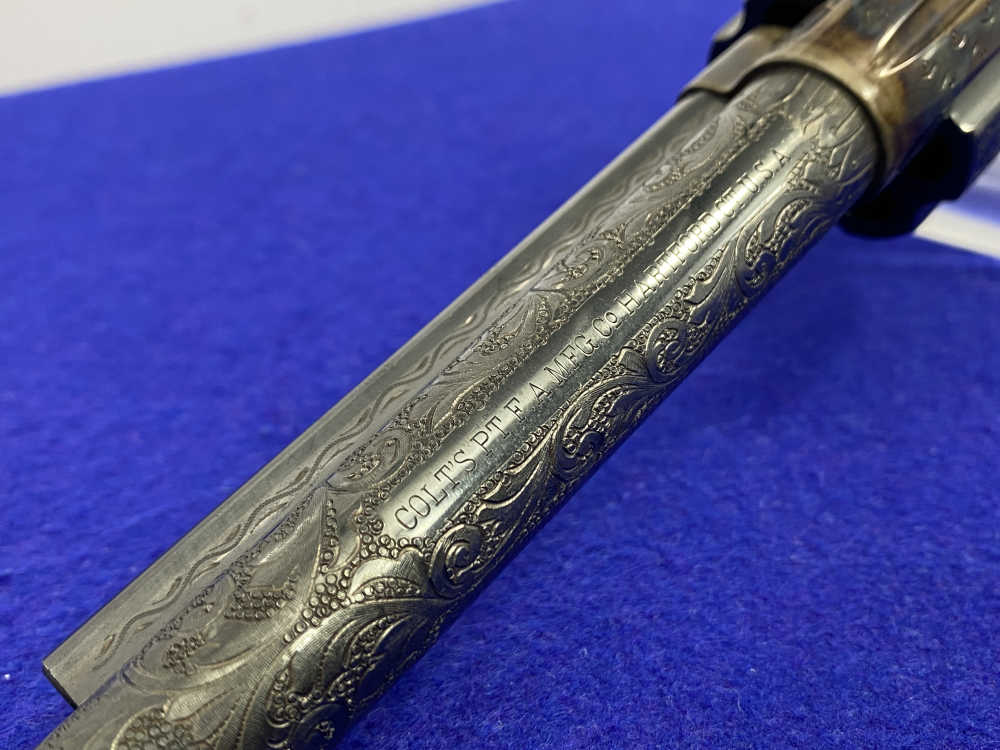 Colt Single Action Army .38Spl -FIRST GENERATION SCROLL ENGRAVED- 1st Gen-img-46