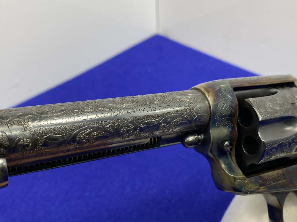 Colt Single Action Army .38Spl -FIRST GENERATION SCROLL ENGRAVED- 1st Gen-img-61