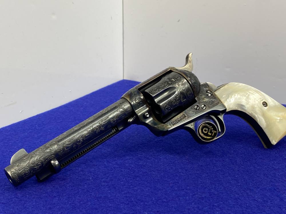 Colt Single Action Army .38Spl -FIRST GENERATION SCROLL ENGRAVED- 1st Gen-img-3