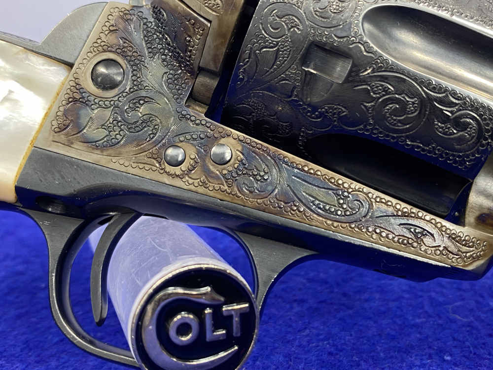Colt Single Action Army .38Spl -FIRST GENERATION SCROLL ENGRAVED- 1st Gen-img-24