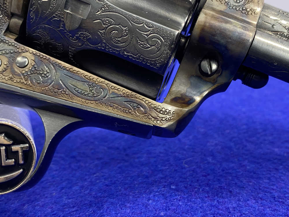 Colt Single Action Army .38Spl -FIRST GENERATION SCROLL ENGRAVED- 1st Gen-img-25