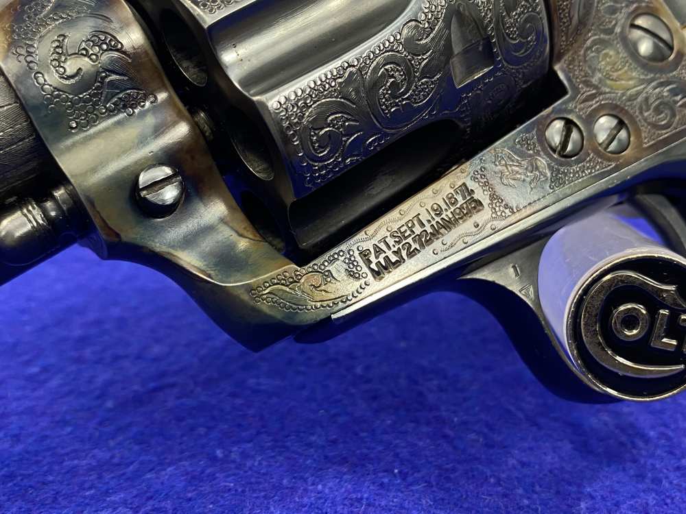 Colt Single Action Army .38Spl -FIRST GENERATION SCROLL ENGRAVED- 1st Gen-img-8