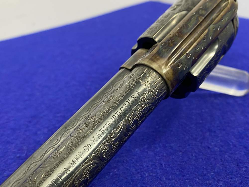 Colt Single Action Army .38Spl -FIRST GENERATION SCROLL ENGRAVED- 1st Gen-img-45