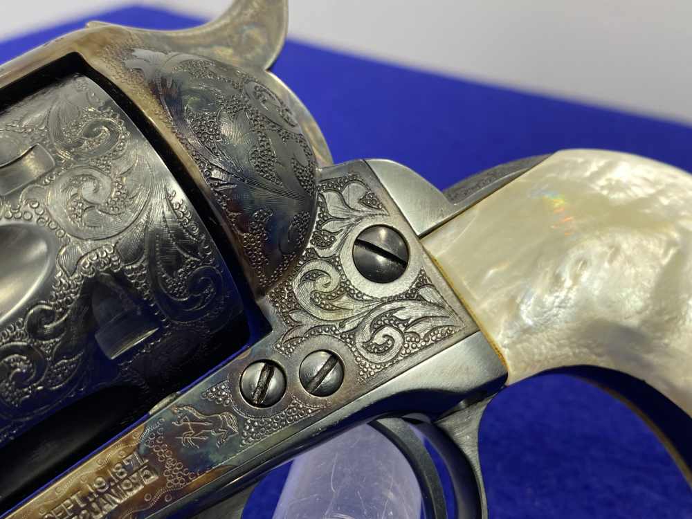 Colt Single Action Army .38Spl -FIRST GENERATION SCROLL ENGRAVED- 1st Gen-img-6