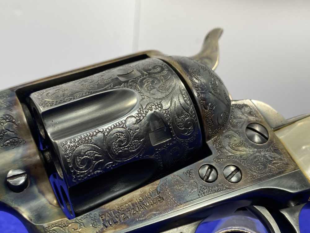 Colt Single Action Army .38Spl -FIRST GENERATION SCROLL ENGRAVED- 1st Gen-img-12