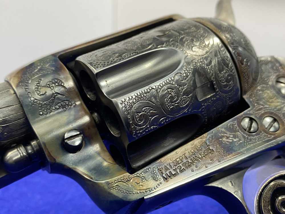 Colt Single Action Army .38Spl -FIRST GENERATION SCROLL ENGRAVED- 1st Gen-img-13