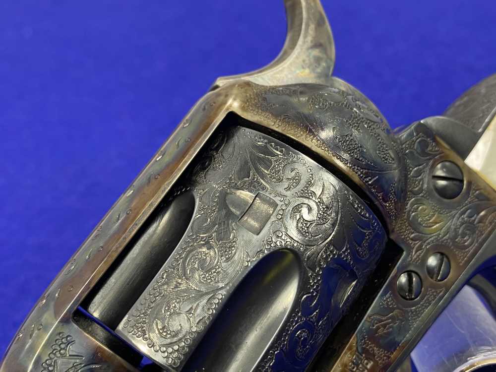 Colt Single Action Army .38Spl -FIRST GENERATION SCROLL ENGRAVED- 1st Gen-img-11
